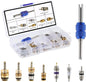 Car A/C Repair Kit R12 R134a Refrigeration Tire Valve Stem Cores,Car Air Conditioning Compressor Seals O-Ring