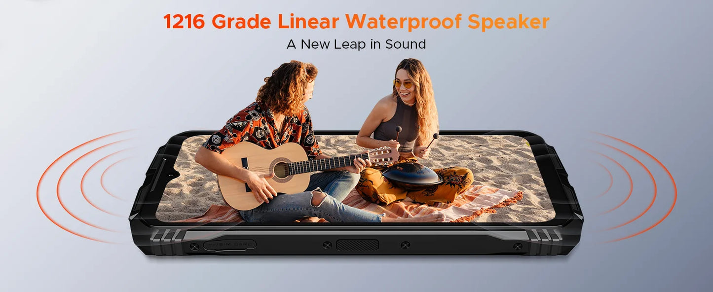 DOOGEE V Max Pro 5G Rugged Phone Dimensity 7050 6.58'' 120Hz 22000mAh Large Battery 12GB+512GB Lighting Effects 5g Smartphone