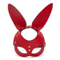 3 Colors Sexy Leather Mask Bunny Girl Cosplay Masquerade Erotic Halloween Carnival Party Masks Bdsm Bondage Games Fetish Mask