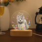 Custom Pet Photo Art Unique Pet Decor Emblem For Home Desk Hallway Console Table Designed Pet Souvenir Gift For Pet Lovers Theme