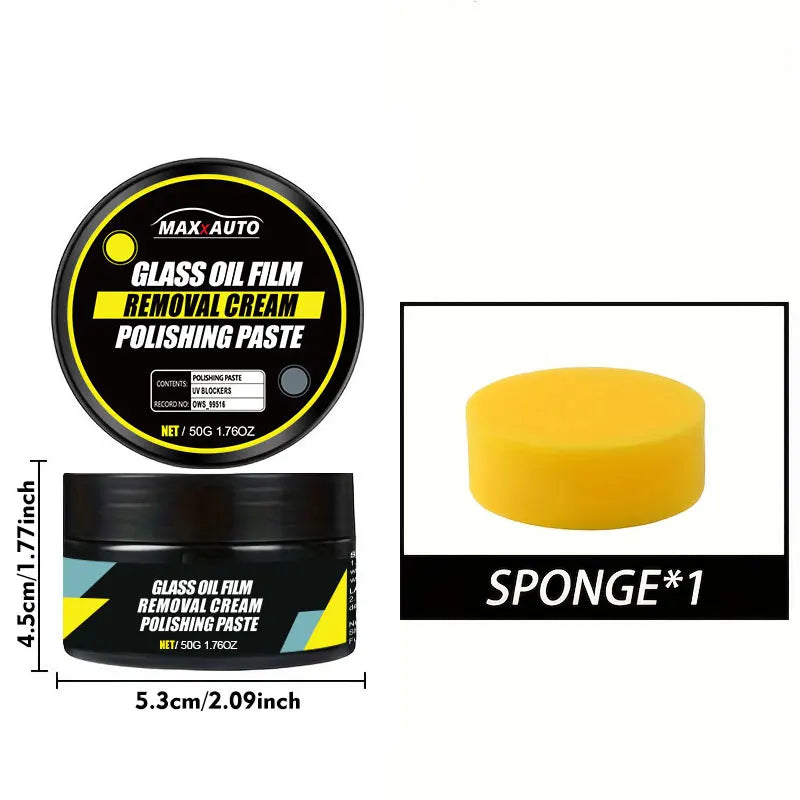 Car Glass Oil Film Removal Paste Polishing Water Repellent Anti Rain For Cars Glass Hydrophobic Anti-rain Car Windshield Mirror