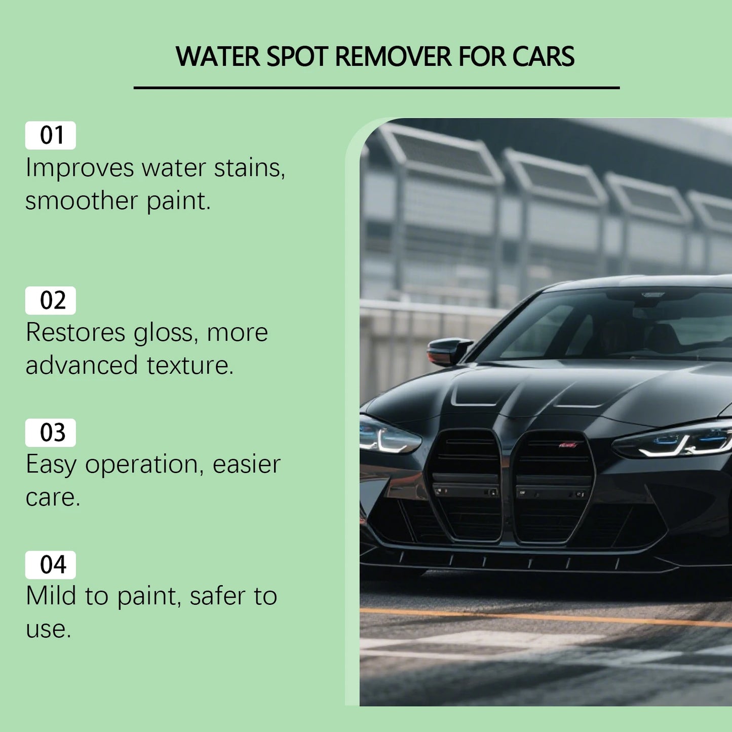 Car Water Spot Remover Repairs Watermark Stains Improves Paint Blemishes Prevents Corrode Delays Aging Windscreen Cleaning Agent