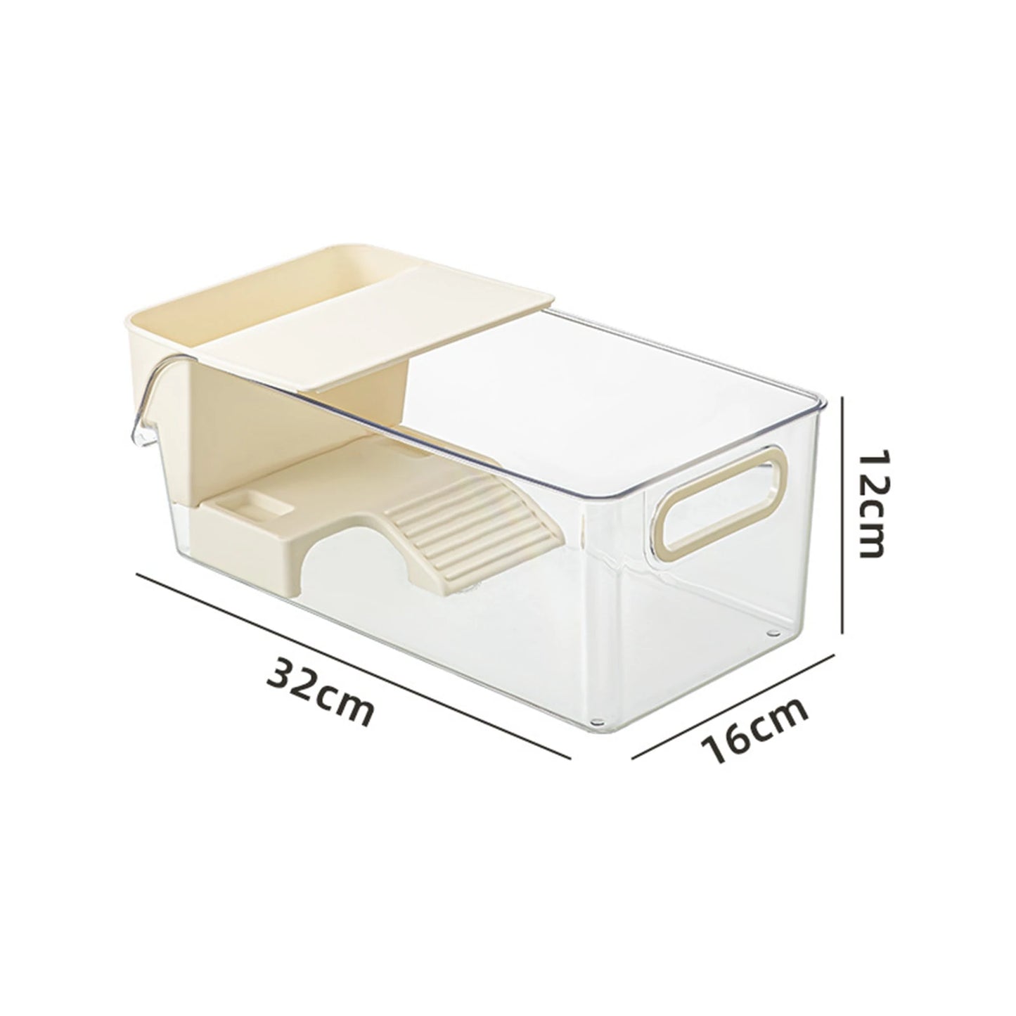Turtle Tank with Basking Ramp Reptile Habitat Tank Resting Accessories for Amphibians Tortoises Feeding Container