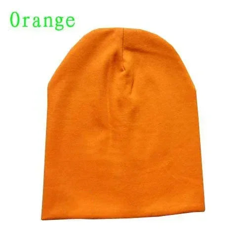 6M-3Y Baby Knitted Hat Scarf Set Solid Color Cotton Hip Hop Beanie Warm Toddler Cap for Boys Girls Spring Autumn Winter