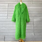 Women Faux Sheep Fur Long Coat Cardigan Thermal Loose Maxi Jackets Plush Coats Female Jacket Autumn Winter Furry Outerwear