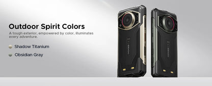DOOGEE Fire 7 Ultra 5G Rugged Phone POC Walkie Talkie Mobile Phone 13000mAh Battery 32GB RAM (8+24) 256GB ROM Dimensity 6300 NFC