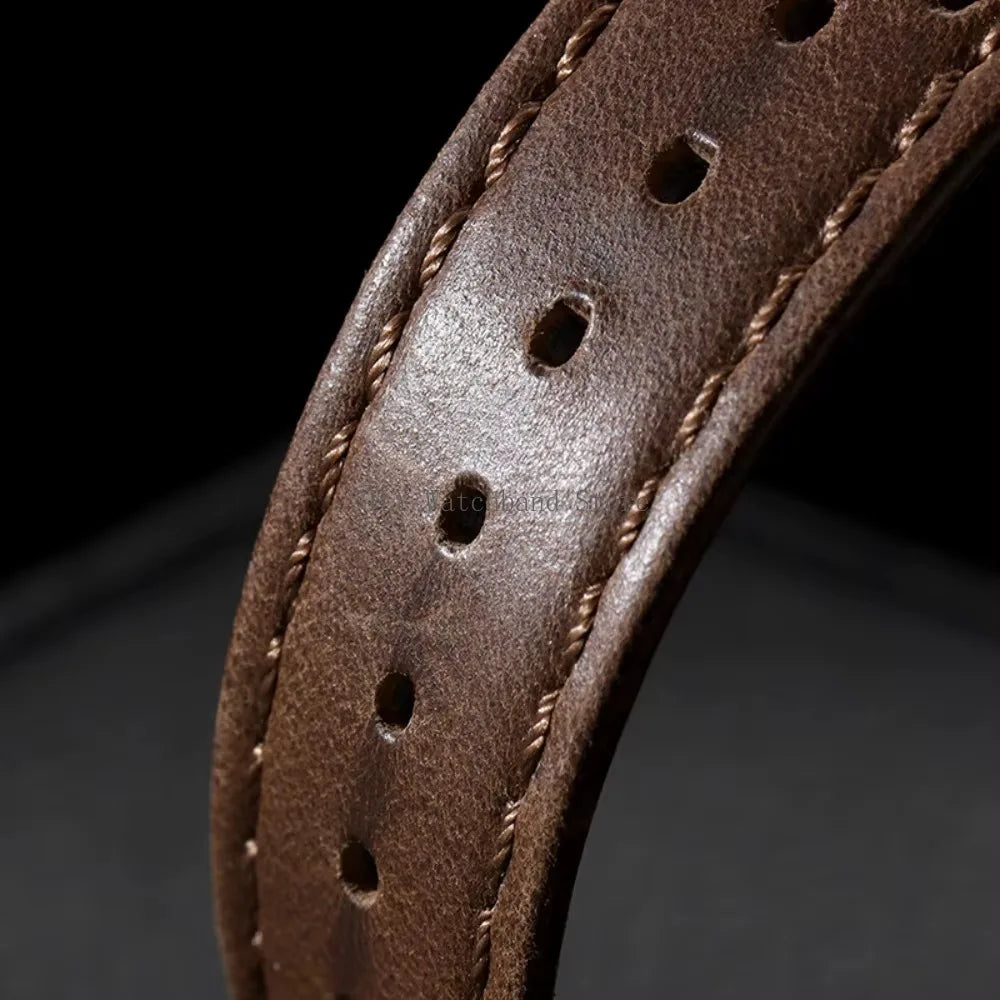 Breathable Leather Strap Men Women Universal Cowhide Watchband Business Wristbelt Band Sport Bracelet Accessories 18mm 20mm 22mm