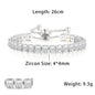 Fashionable Zircon Tennis Bracelets for Women Dazzling Various Shape Crystal Chain on Hand Trend Sexy Party Accessories Jewelry