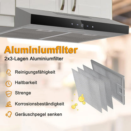 TopStrong 60cm Under-Cabinet Exhaust Air Recirculating  LED Extractor Hood TF2360A3-AC-12