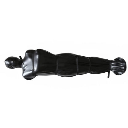 Sex Slave Binding Straitjacket Erotic Costume BDSM Bondage Mermaid Mummy Restraint Bags Sleeping Bag Leather Bodysuit Arm Binder