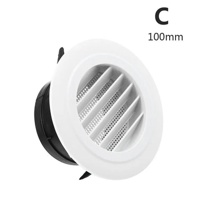 100/150mm Various Shapes Air Vent Extract Valve Grille Air Circulation Vents Cover Round Ducting Ventilation Cover Accessories