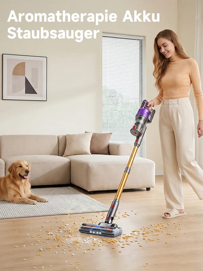 Tdyon Nova 70000PA 680W Cordless Vacuum Cleaner 75mins Long Runtime Removable Battery Self-Standing Wall Charging Vacuum Cleaner