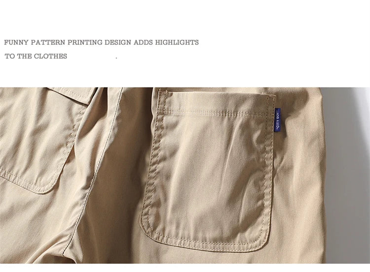 New Summer Men Cargo Shorts Men Clothing Casual Breeche Bermuda Beach Jogger Shorts Male Hot Dropshipping outdoor Multi Pocket