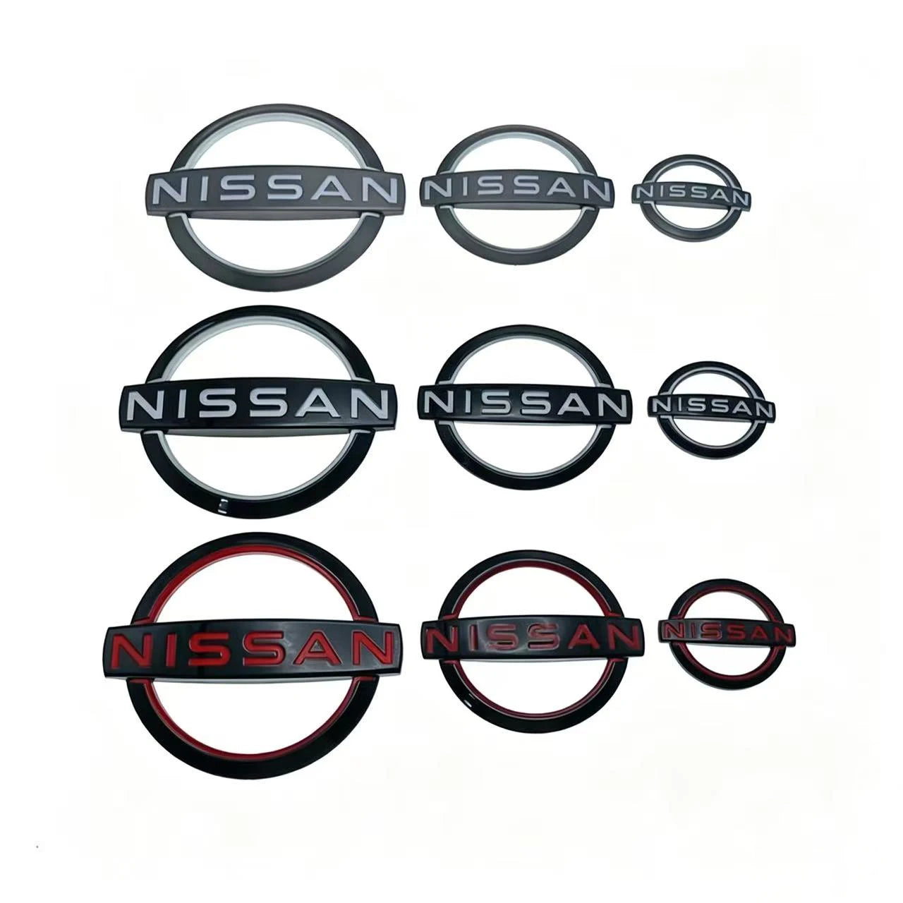 Car Front Rear Logo Emblem Sticker Accessories For Nissan GTR NISMO Qashqai Patrol X-trail Tiida Navara Sylphy Juke Teana Skylin