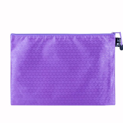 A4 Waterproof Canvas File Folders Football Pattern Thick File Bag Student Teacher Document Bag Business School Supplies