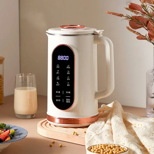 1500 ml sojos pieno aparatas, elektrinis sulčiaspaudės trintuvas, maišytuvas, sojų pieno gaminimo aparatas, sieninis smulkintuvas, 10 ašmenų pusryčių aparatas.