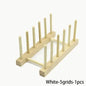 Kitchen Storage Organization Multi Functional Storage Rack Tableware Drainboard Woodiness Dish Drying Rack Kitchens Accessories