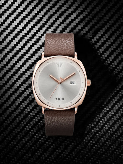 TOMI New 2PCS Luxury Business Men Watch Gift Box Set Simple and Casual Men Calendar Quartz Watch Pen Reloj Men Holiday Gift