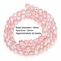 6/8/10mm Sizes Faceted Glass Beads 96-faceted Pink Blue Crystal Earth Beads Faceted Cut Style Plating Clear Jewelry Making Beads