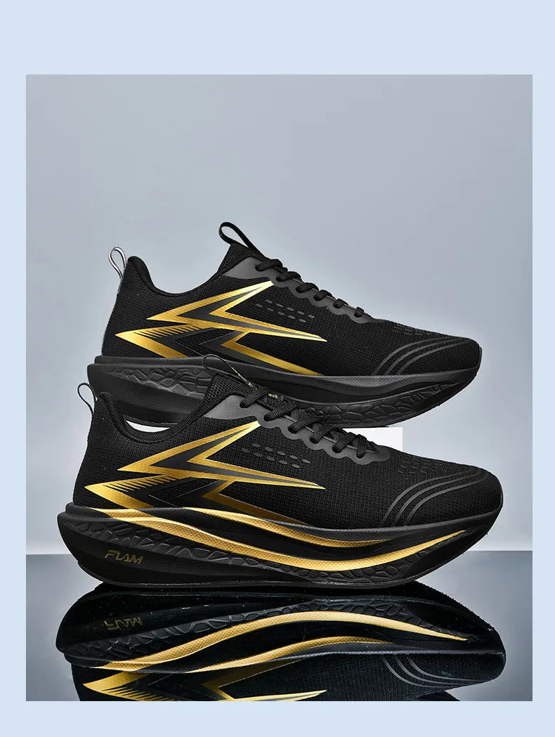 Men Running Shoes Speciality Marathon Sports Shoes Breathable Lightweight Carbon Board Women's Trend Athletic Sneakers Women