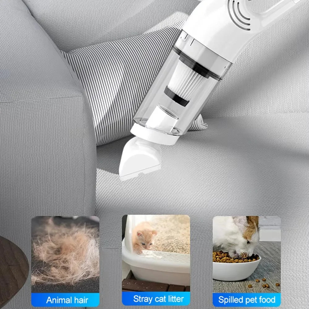 Vacuum Cleaner Portable Wireless Hand Held Cleaner Powerful Cleaning Machine Car Home Appliance for Dust Pet Hair
