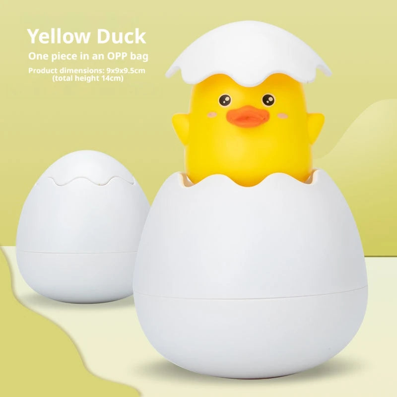 Baby Bathing Toy Kids Cute Duck Penguin Dinosaur Egg Water Spray Sprinkler Bathroom Sprinkling Shower Swimming Water Toys Gifts