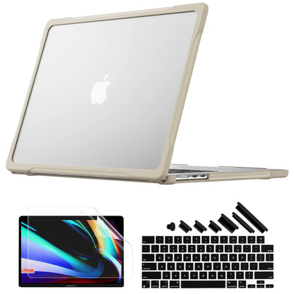 EGYAL Laptop Case for 2025 M4 Air 15 A3241 13.6 A3240 Macbook Air 13 Case M1 M2 M3 M4 Pro 14 16 Laptop Shell for Anti-fall Shell