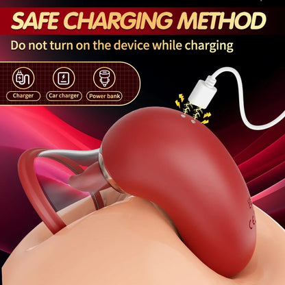 APP Control Clitoral Sucker Vibrator Tongue Licking Nipple Vagina Massager Clit Stimulator Female Masturbation Sex Toy for Women