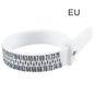 UK/US/EU/HK/JP Ring Sizer Finger Circumference Size Measurement Belt Measuring Reusable Finger Size Gauge Jewelry Sizing Tool