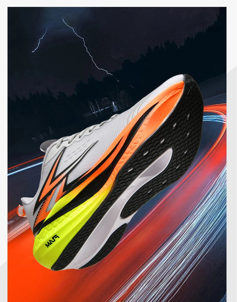 Men Running Shoes Speciality Marathon Sports Shoes Breathable Lightweight Carbon Board Women's Trend Athletic Sneakers Women