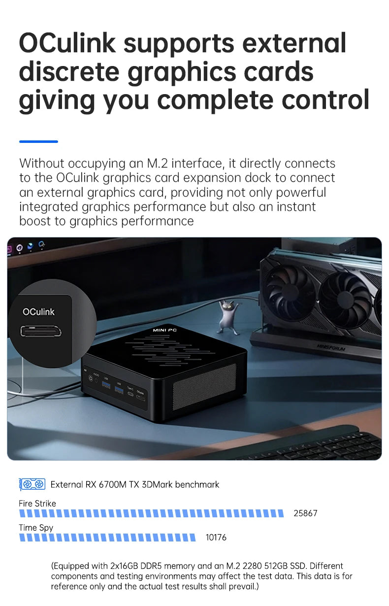 Topton Gaming AI Mini PC OCulink AMD Ryzen AI 9 HX 470 370 365 USB4 2x2.5G LAN 2xNVMe Windows 11 Metal Mini Computer OpenClaw
