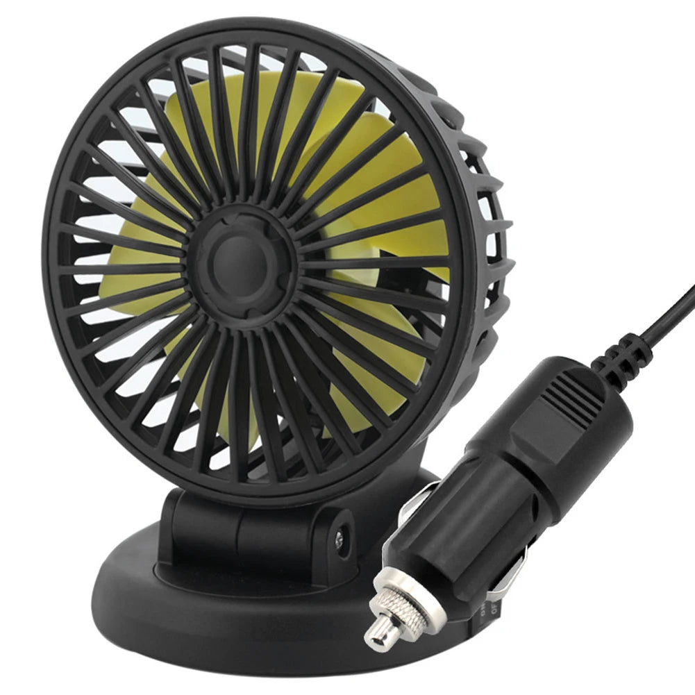Mini Vehicle Cooling Device Adjustable 5/12/24V Car Air Cooler 2 Speed Automobile Vehicle Accessories