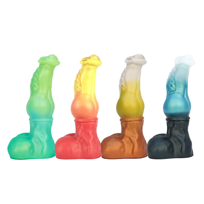 Nothosuar FAXI Fantasy Sex Toys iig Dog Knot Dildo Canine Penis Butt Plug For Men and Women Anal Trainner Fisting Game Sex Shop