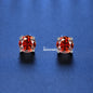 18K Plating Earrings S925 Sterling Silver D Color VVS1 Zircon Earring Stud for Women As Shinning As Diamond Wedding  Jewelry