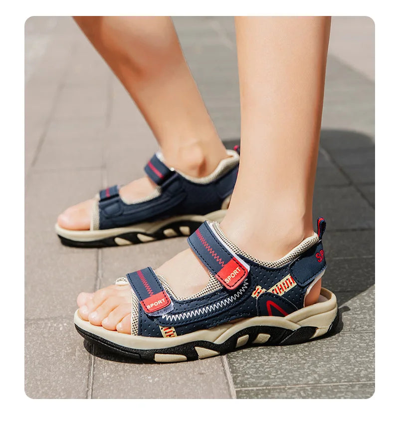Breathable Children's Sandals Beach Shoes Boys Outdoor Sports For Kid's Girls Students Casual Sandals Anti-slip Flat Walking