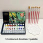 Acrylic Paint Set, 36 Colors, Each Bottle 0.41 Fluid Ounces (12 ML), 36-Color Acrylic Paints, Non-Fading, Rich in Color, Suitabl
