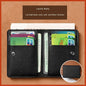 2025 Women's New Simplified Folding Button Small Wallet Soft Leather for Driver's License Male Student Card Bag