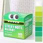 Mr. Paper 105/108Sheets/roll Pull-out Sticky Notes Student Stationery Sticky Notes Transparent Color Sticky Notes DIY Handbook