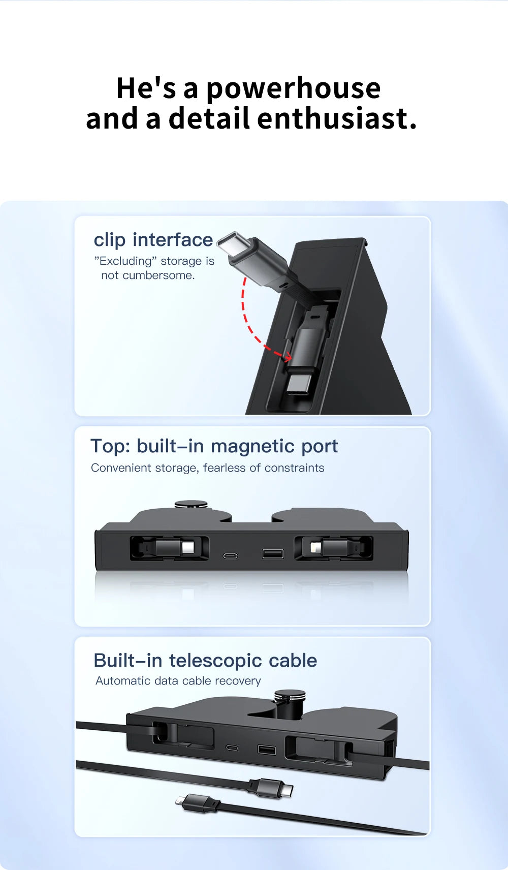 YZ For Tesla Model 3/YYL Juniper Highland 2026 45W Central Control Fast Charging Expansion Dock Car Intelligent Adapter Splitter