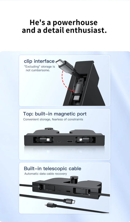 YZ For Tesla Model 3/YYL Juniper Highland 2026 45W Central Control Fast Charging Expansion Dock Car Intelligent Adapter Splitter