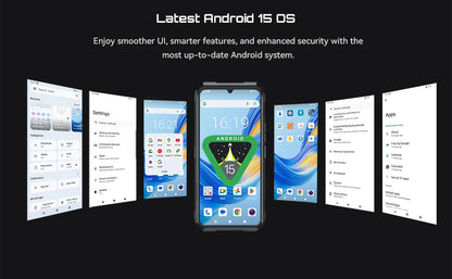 Cubot Rugged Smartphone 5G King Kong 11, Android 15, Up to 32GB RAM+256GB ROM, 108MP Camera, 10200mAh, Dual Screen, MTK7025, 6nm