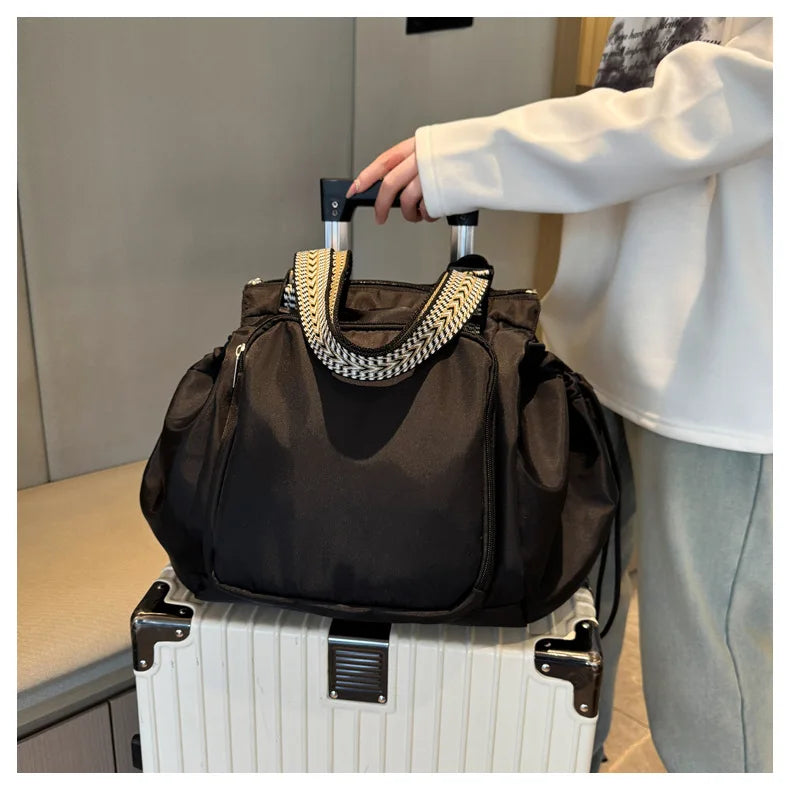 Baby Diaper Bag Multi-pocket Travel Duffel Bags Foldable Gym Bag Women Hand Luggage Airport Bags Mom Stroller Maternity Totes
