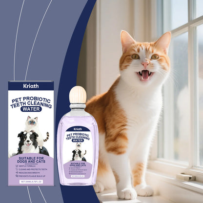 Pet Oral Care Agent Probiotics Pet Dental Water Reduce Plaque Tartar Remove Bad Breath Promote Gum Health Dog Cat Oral Cleaner