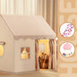 Children's Fun Playhouse Tent, Bed Canopy Partition, Children's Pretend Play Tent, Kids' Toy Castle, Portable Outdoor Toy Playhouse, Includes Cloud/Butterfly Party Decorations, Holiday Gift, Does Not Include Lighting