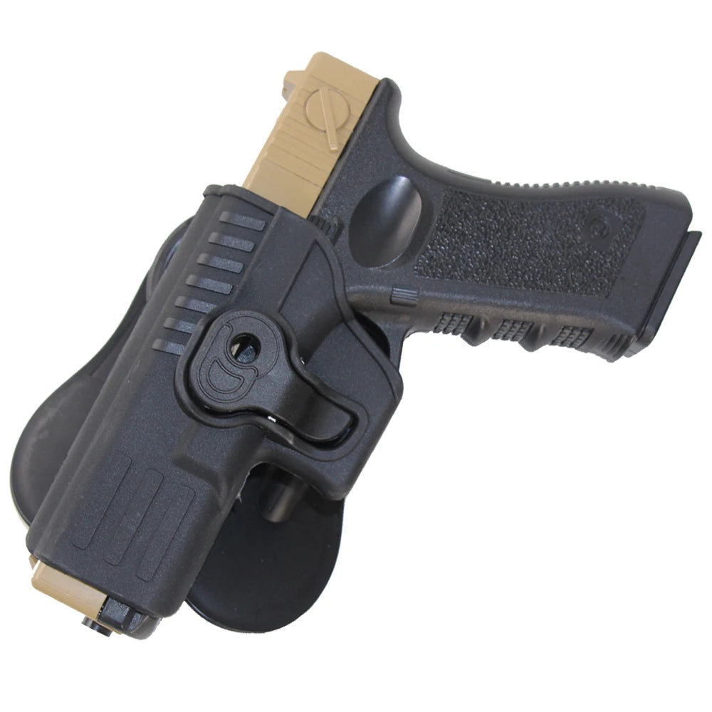 Left Right Hand Tactical Gun Holster for GL 17 19 22 26 Gun Holster Belt Waist Pistol Carry Case Hunting Accessory