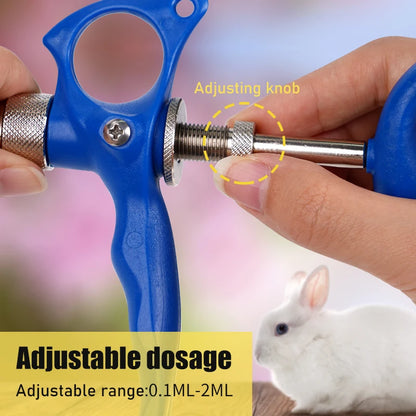 1Set Rabbit Insemination Gun 2ml Rabbit Sperm Input Devic Semen Collector Rabbit With Artificial Veterinary Tool Set For Rabbit