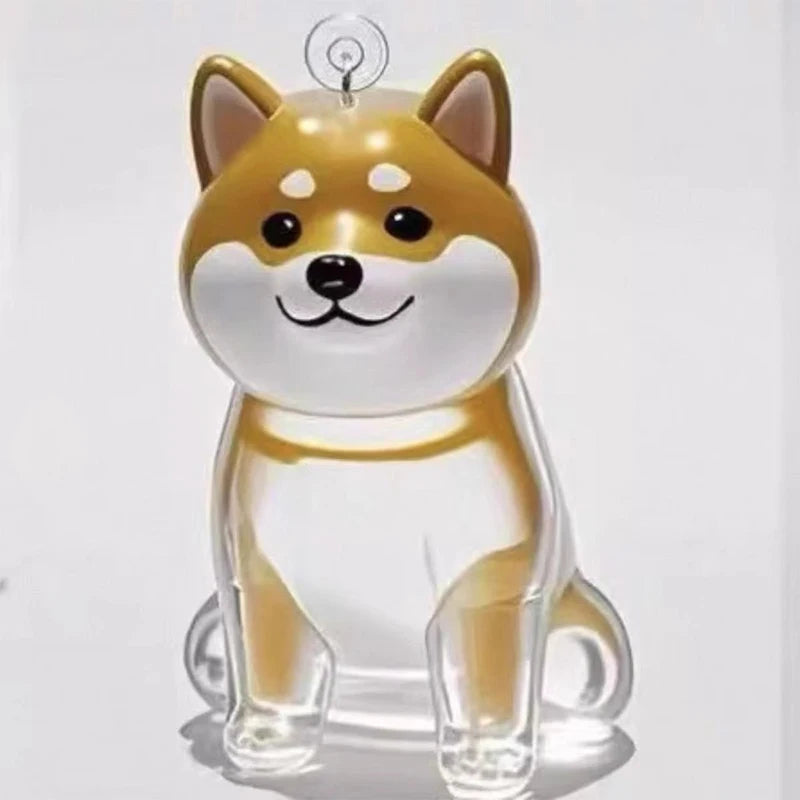 New Clear Puppy Hair Memorial Keepsake Capsule Pet's Dog Fur Container DIY Pendant Keychain Decor Pet Lovers Home Display Gifts