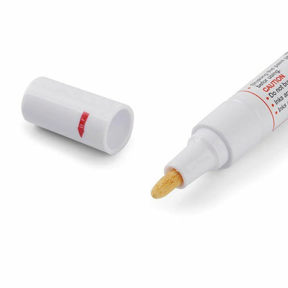 Car Scratch Repair Pen White Multi- -Up Paint Marker for Auto Tire Rim Scratch Concealing Oxidation Resistance