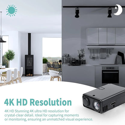 New 4K WiFi Wireless Security Camera Indoor Surveillance Monitor Motion Detection Remote View Home Security Protection Camcorder