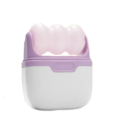 Double-headed facial ice roller, used for facial and head massage, made of resin material, without fragrance and battery